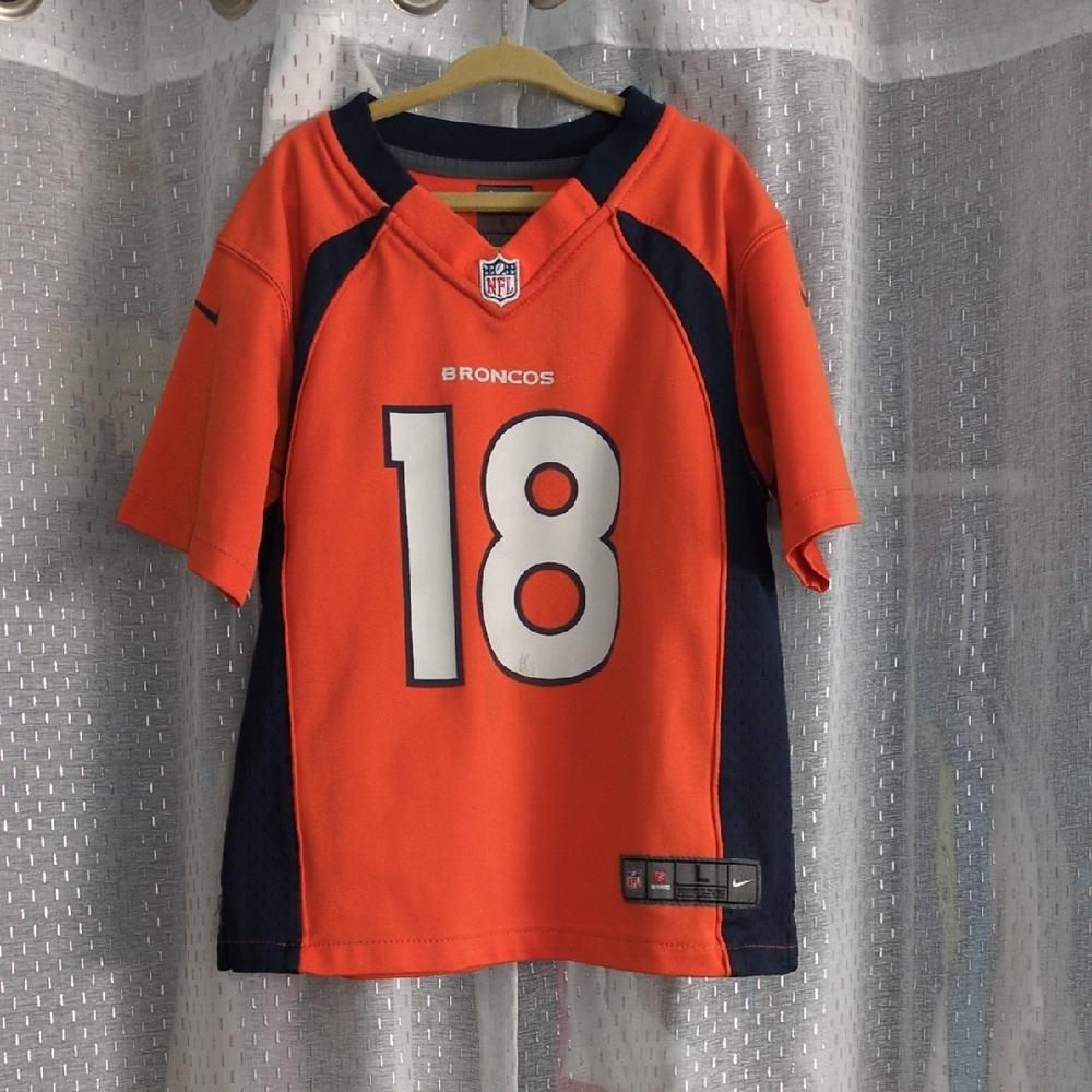 NFL Orange and Navy Kids Jersey